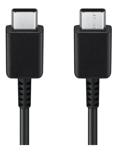 Cable Tipo C A Tipo C Compatible Carga Rápida Negro
