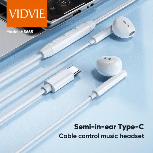 Auriculares Con Cable Usb-c Vidvie Con Micrófono Compatibles Dispositivos Tipo C Variados
