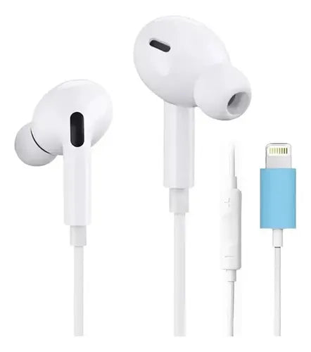 Audífonos In-ear Diegmark S2-e Con Micrófono Y Conector Compatible Para iPhone Y iPad Blanco