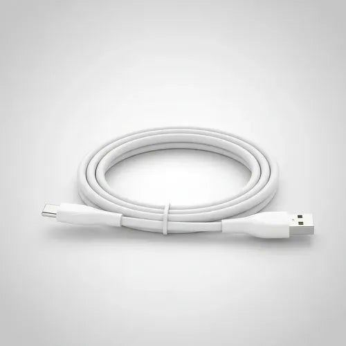 Cable C 6a Carga Rápida Tipo C Nuevo Blanco