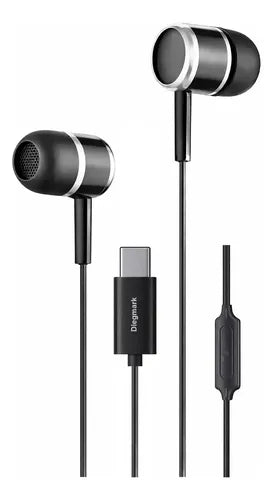 Audífonos In-ear Tipo C Hi-fi Con Micrófono, Sonido Estéreo Y Bajos Potentes Para Android Negro