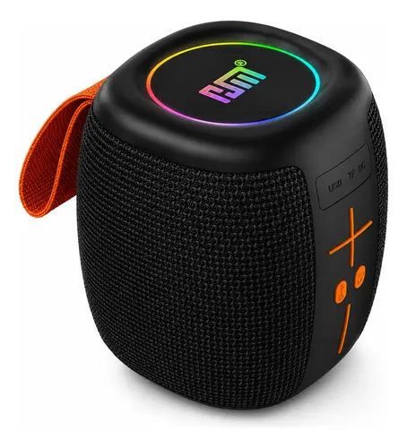 Parlante Portátil Bluetooth 5.3 8w Tws Usb Tf Radio Fm Negro
