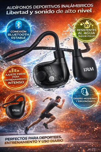 Audífonos Deportivos Diegmark S19 Bluetooth Con Micrófono Y Batería Larga Duración Negro