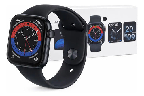 Smartwatch Hw22-pro Deportivo Pantalla Hd Llamadas Bluetooth Negro Look Deportivo