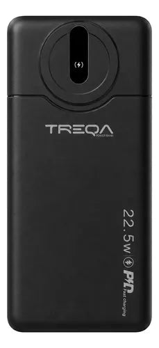 Powerbank 10000mah Carga Rápida Pd20w 22.5w 2 Puertos Usb Negro