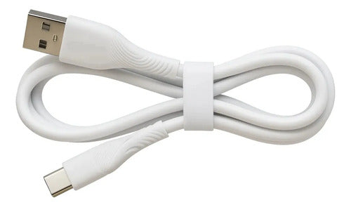 Cable C 6a Carga Rápida Tipo C Nuevo Blanco