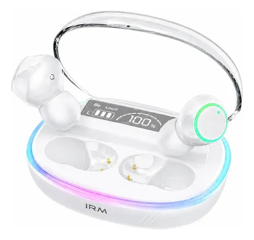 Audífonos In Ear Inalámbricos Bluetooth 5.3 Estuche Led Rgb Blanco
