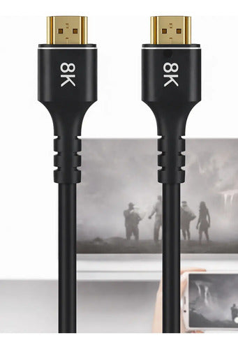 Cable Hdmi Irm 8k 60hz 1 5m 2.1v Ultra Hd Alta Definición