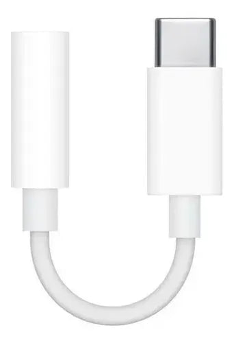 Adaptador De Auriculares Tipo C A Jack 3.5 Mm Para Teléfonos Android Blanco