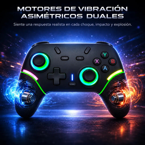 Control Joystick Gamer X9 Inalámbrico Rgb Multiplataforma