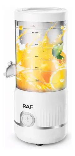 Exprimidor De Cítricos Portátil 45w 250ml Recargable Compact Blanco 50 Hz/60 Hz