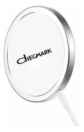 Cargador Magnético 15w + Adaptador Pd45w Para iPhone Samsung Blanco