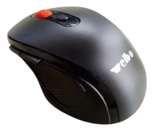 Mouse Inalámbrico Weibo W01 De 1600 Dpi Para Pc Y Notebook Negro