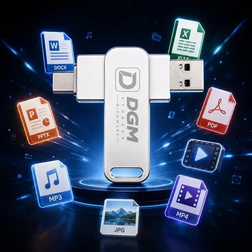Pendrive Otg Diegmark 128gb 2 En 1 Usb C / Usb Para Smartphone Tablet Notebook Pc Smart Tv Consolas Respalda Tus Fotos,... Plateado