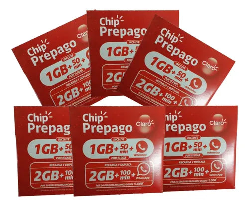 Pack Surtido 40 Chips Sim Prepago Entel Claro Wom Movistar 3 En 1