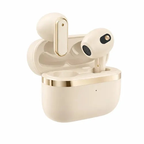 Audífonos Inalámbricos Diegmark Q.59 Con Reducción De Ruido Y Estuche De Carga Beige
