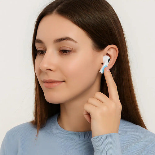 Auriculares Inalámbricos Tws Diegmark Bluetooth Con Cancelación De Ruido Y Micrófono, Blanco