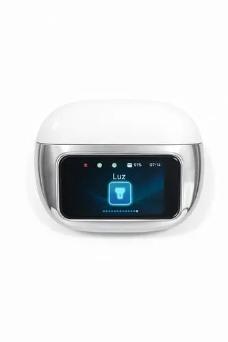 Audífonos Inalámbricos T-41 Con Pantalla Táctil Y Sonido Potente Para Deporte Blanco/plata