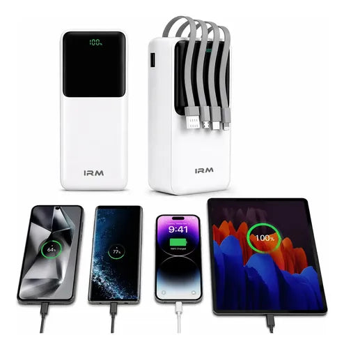Kit Powerbank Rápido 20000mah Universal + Bolso Organizador