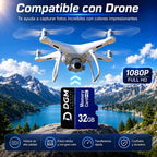 Tarjeta Microsdhc Diegmark 32 Gb Clase 10 Con Adaptador Sd Para Celulares Y Tablets