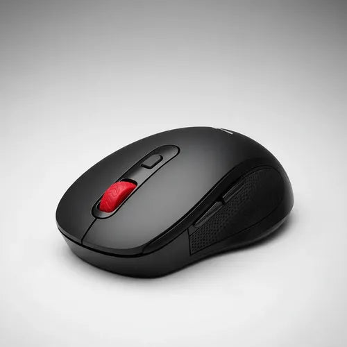 Mouse Inalámbrico 2.4ghz Bluetooth 5.0 1600 Dpi 6 Botones Negro