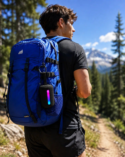 Parlante Inalámbrico A8 Bluetooth 5.3 Usb Radio Fm Luz Rgb