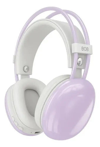 Audífonos Inalámbricos Diegmark P880 Over-ear Bluetooth Con Micrófono Rgb Y Luz Led Blanco