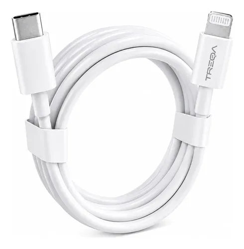 Cable Carga Rápida Usb-c A Usb-l Compatible Con iPhone 2mts Blanco