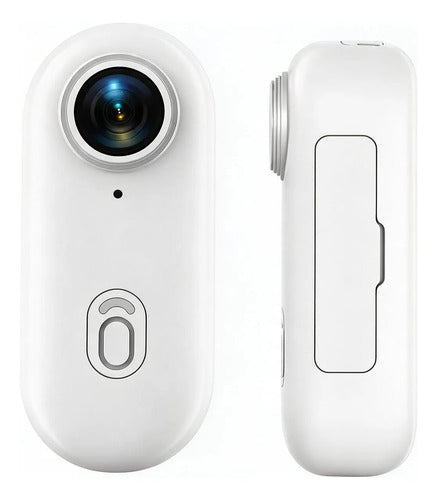 Mini Cámara Deportiva Wifi 1080p Sumergible Clip Magnético Blanco