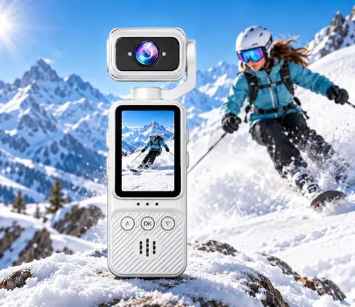 Cámara Deportiva Pocket 1080p Wifi Pantalla Antivibración