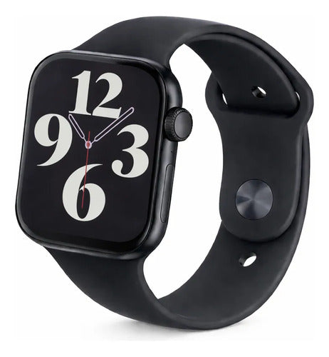 Smartwatch Hw22-pro Deportivo Pantalla Hd Llamadas Bluetooth Negro Look Deportivo