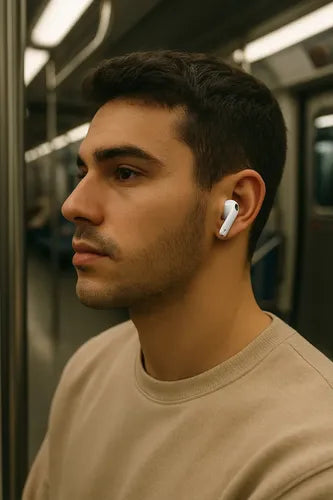 Audífonos In-ear Inalámbricos Diegmark A11 Pro Tws Con Micrófono Y Estuche Led Blanco