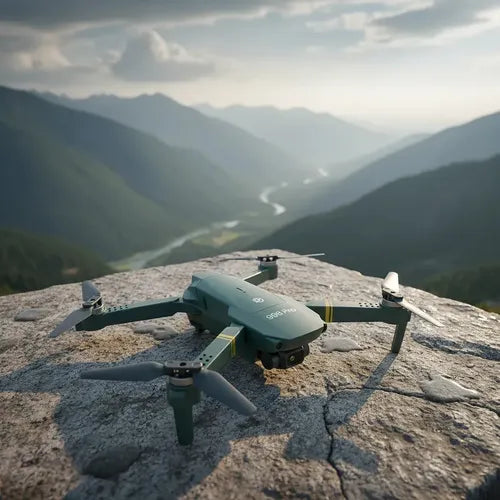 Drone Aéreo Smart 998 Pro Plegable Con Doble Cámara Y Estabilizador Surtido