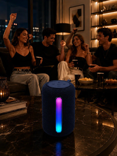 Parlante Inalámbrico A8 Bluetooth 5.3 Usb Radio Fm Luz Rgb