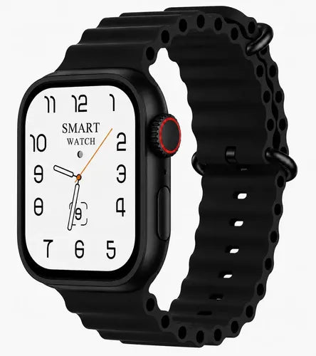 Smartwatch Diegmark W.9 Ultra Con Llamadas Bluetooth Y Monitoreo De Salud Para iPhone Y Android Negro Hebilla