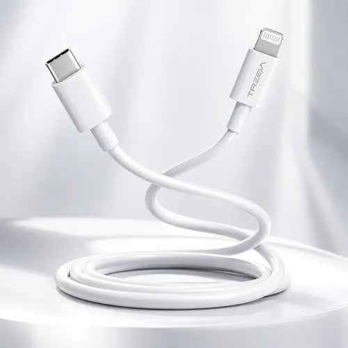 Cable Carga Rápida Usb-c A Usb-l Compatible Con iPhone 2mts Blanco