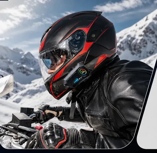 Intercomunicador Diegmark Y10 2x Bluetooth 6.0 Para Cascos De Moto Con Reducción De Ruido Y Resistencia Ipx6
