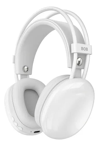 Audífonos Inalámbricos Diegmark P880 Over-ear Bluetooth Con Micrófono Rgb Y Luz Led Blanco