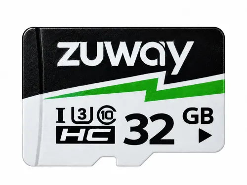 Tarjeta De Memoria Microsd Zuway 32gb Clase 10 U3 A1 Alta Velocidad 100mb/s Premium Compatible Con Nintendo Swicht 1, Video 8k, Celulares, Tablets, Cámaras De Seguridad Y Deportivas, Uso Profesional