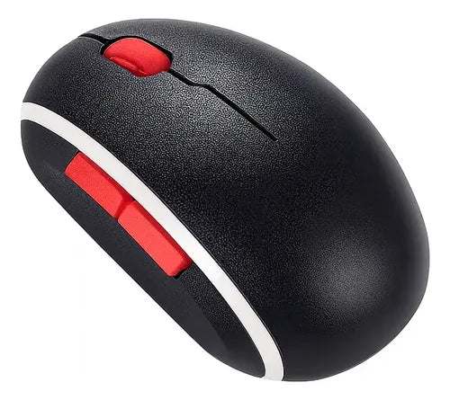Kit Teclado Y Mouse Gamer Inalámbrico Para Pc, Celular Y Tablet Rojo Negro