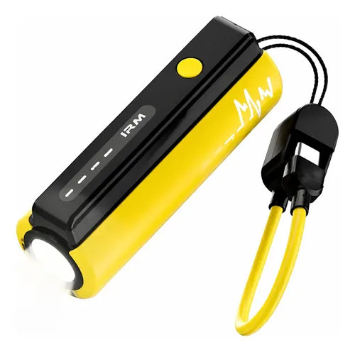 Batería Externa 5000mah R60 Con Linterna Portátil Y Cable