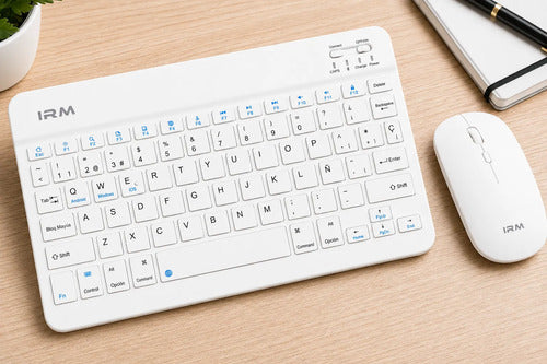 Mini Teclado Y Mouse Irm Inalámbrico Qwerty Español Mk-110