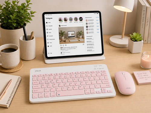 Mini Teclado Y Mouse Irm Inalámbrico Qwerty Español Mk-110