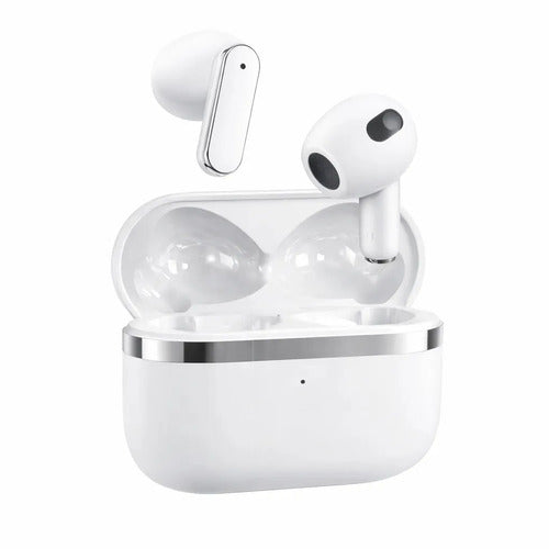 Audífonos In-ear Inalámbricos Q59 Bluetooth 5.49 Con Estuche De Carga Tipo C Blanco