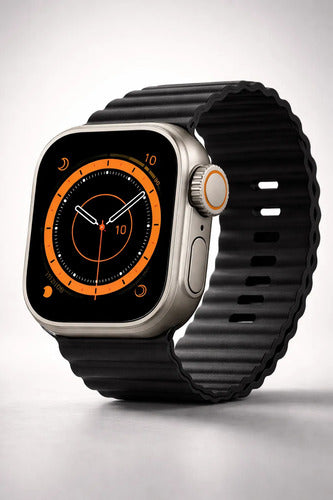 Smartwatch Vidvie Ultra 1.85  Aleación Zinc Bluetooth 5.0 Blanco Corrugado Negro