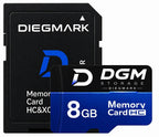 Tarjeta Microsdhc Diegmark 8gb Clase 10 U1 Con Adaptador Sd Para Celulares Y Tablets