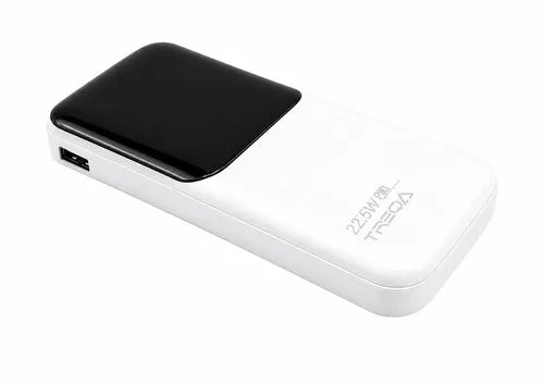 Power Bank Carga Rápida 10000 Mah 22.5w Pd Pantalla Digital 4 Cables Integrados Usb Tipo C Usb L Micro Usb Usb A Batería... Blanco