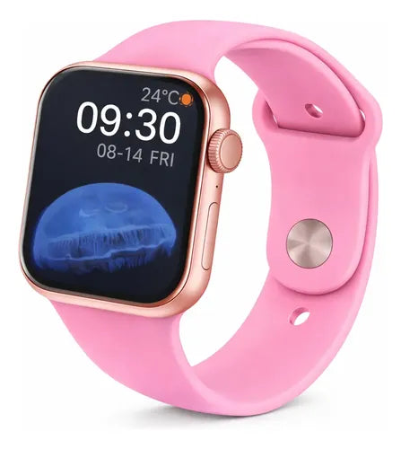 Smartwatch Hw22-pro Deportivo Pantalla Hd Llamadas Bluetooth Rosa Look Deportivo