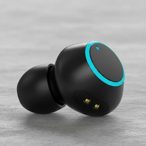 Audífonos In Ear Inalámbricos Bluetooth 5.3 Estuche Led Rgb Negro