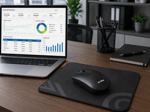 Mouse Inalámbrico W05 Bluetooth 5.0 Y 2.4 Ghz 1600 Dpi Negro